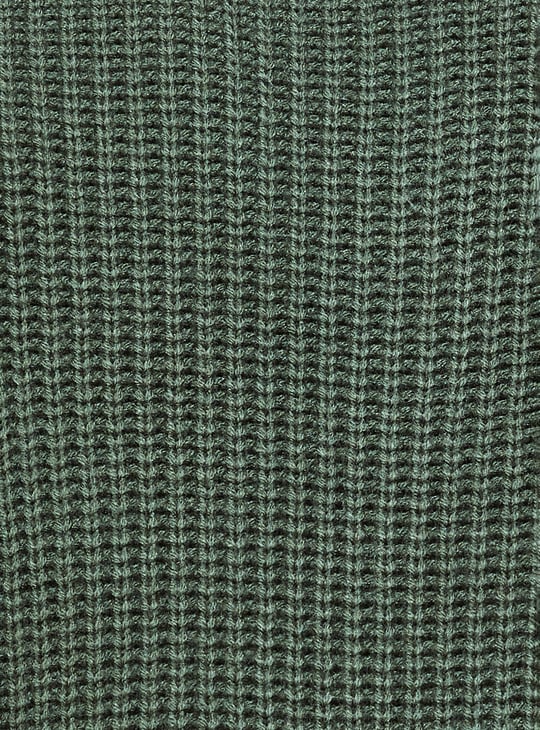 URB_N Men Knit Polo Neck Sweater