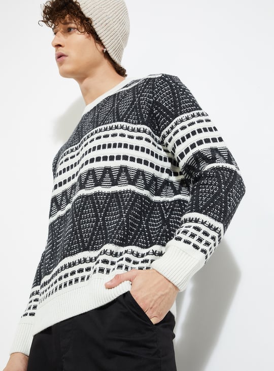NKNIT ♡ pattern pullover sweat 【公式通販】