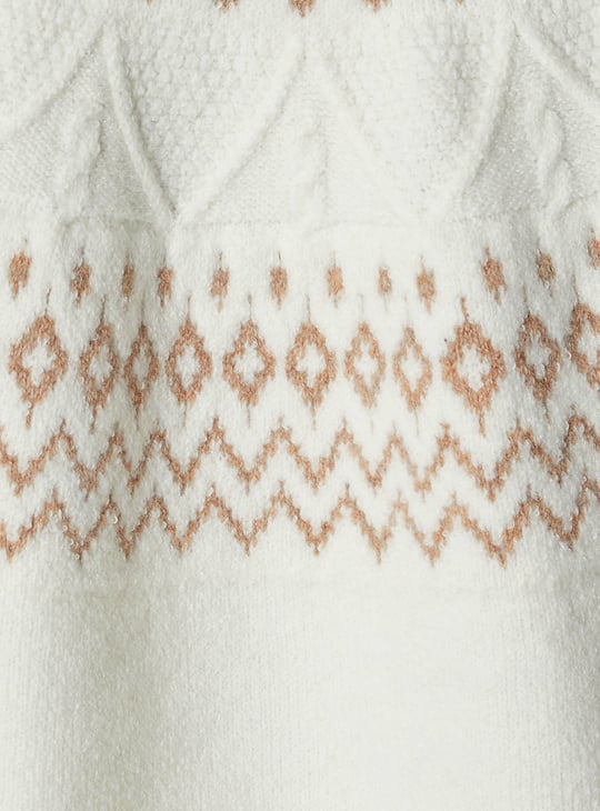 Women Fair Isle Knit Sweater