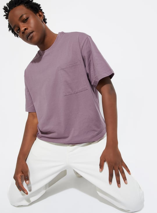 URB_N Men Oversized Solid T-shirt