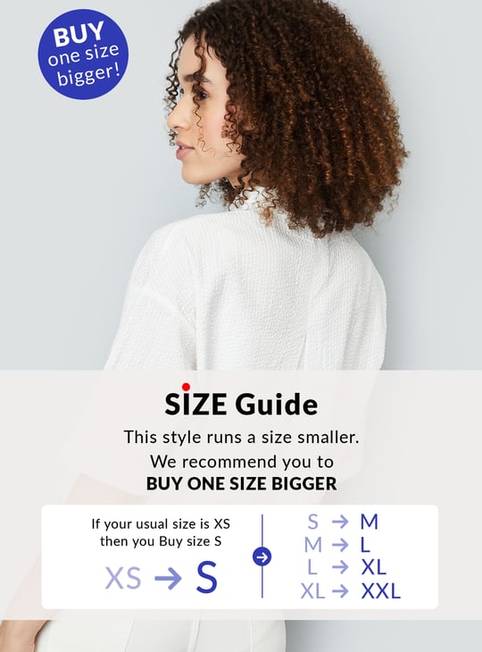 Women Seersucker Cropped Shirt