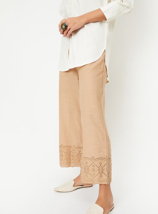 Women Schiffi Hem Palazzos