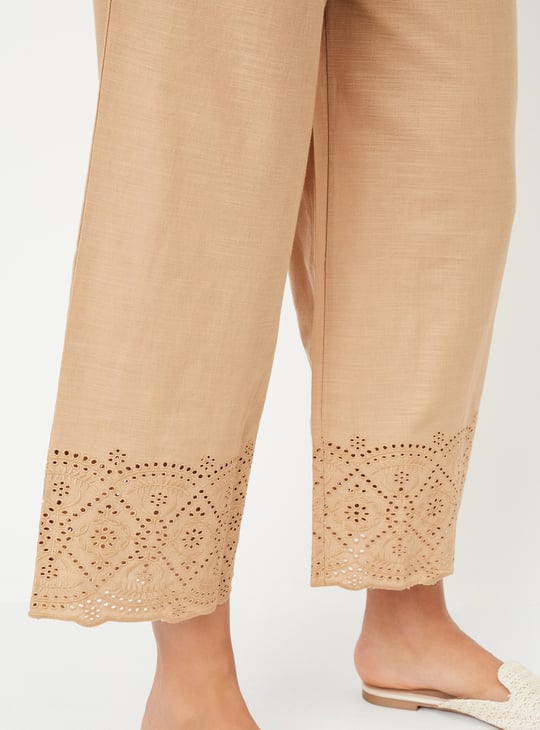 Women Schiffi Hem Palazzos