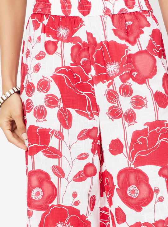 Women Floral Printed Straight Kurta Set