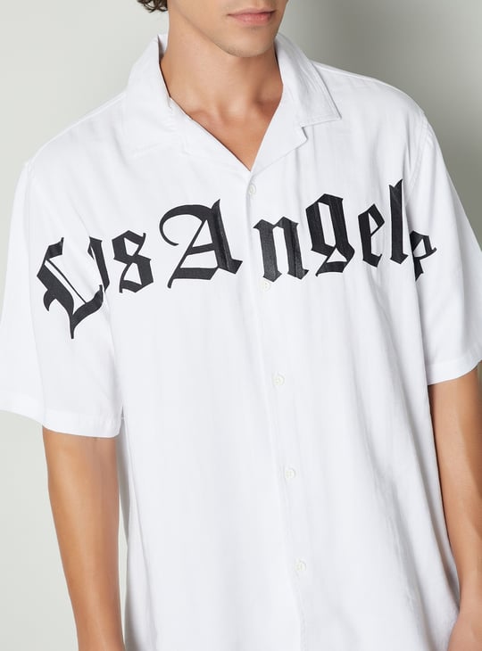 Men Relaxed Fit Printed Resort Shirt