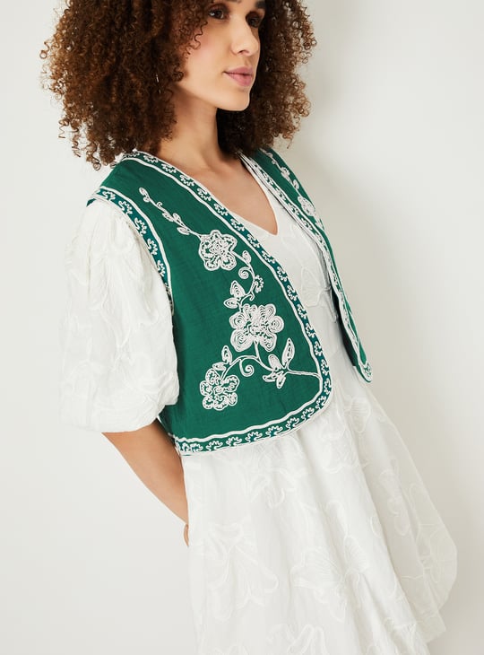 Kalki x Max Women Embroidered Waistcoat