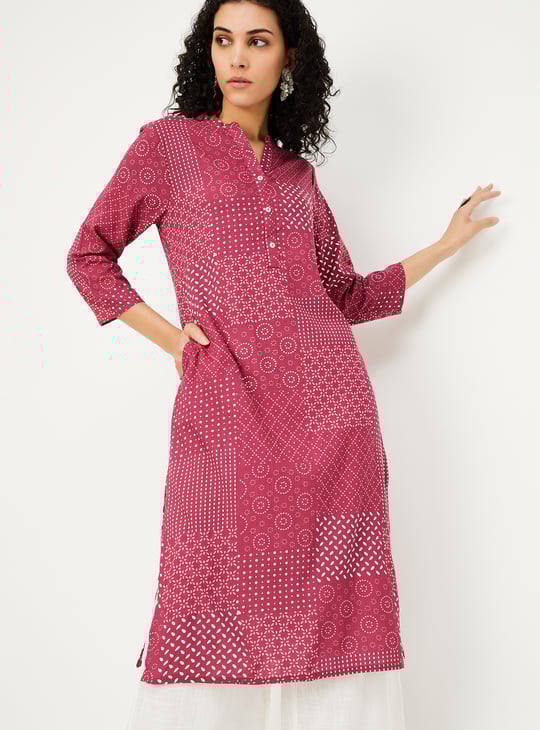 Women Printed Straight Kurta