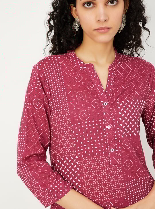 Women Printed Straight Kurta