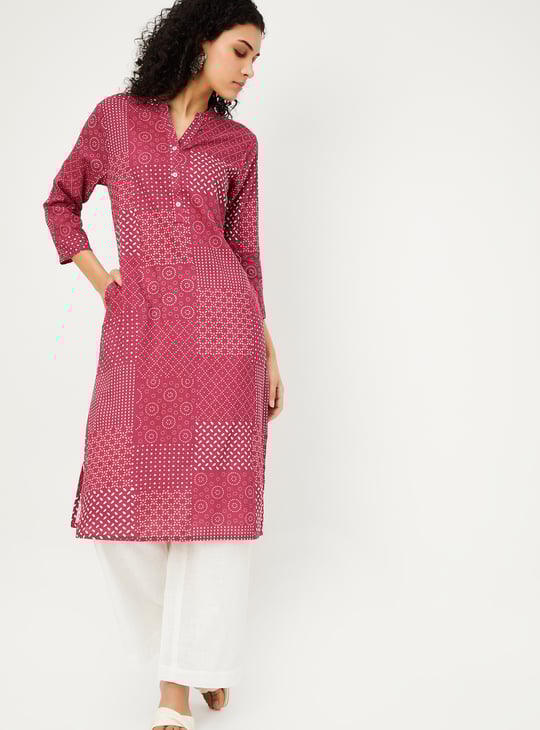 Women Printed Straight Kurta