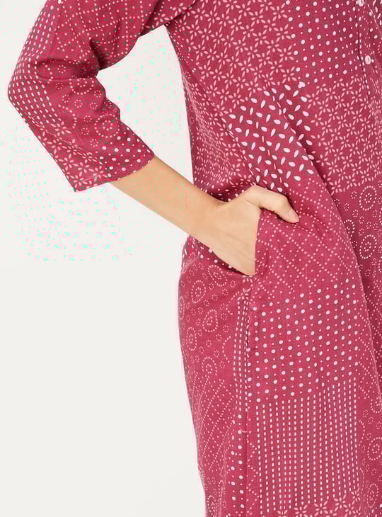 Women Printed Straight Kurta