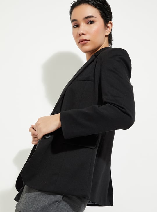 URB_N Women Solid Single-Breasted Blazer