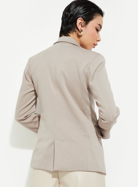 URB_N Women Solid Single-Breasted Blazer