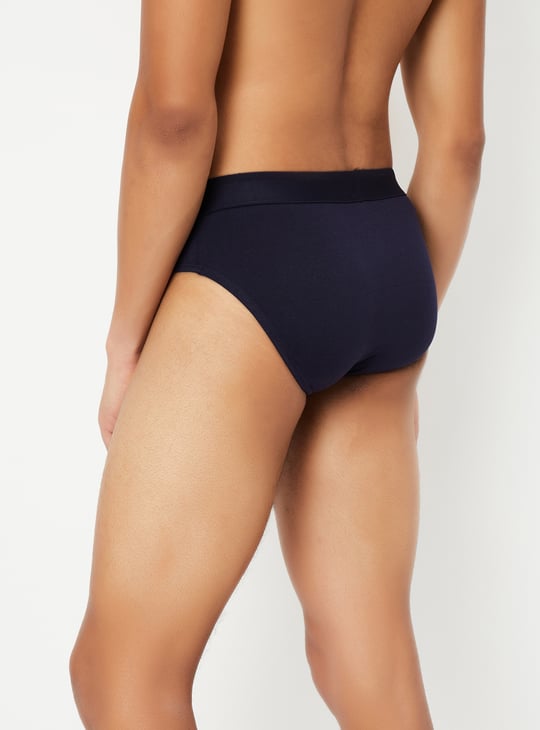 Men Solid Briefs - Pack of 2