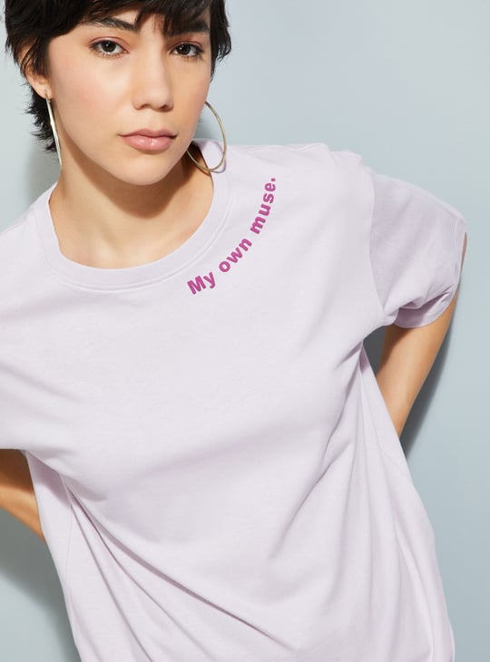 URB_N Women Graphic Print Oversized T-shirt