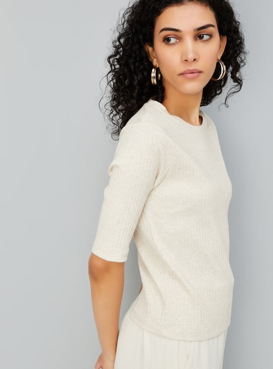 Women Rib Knit Top