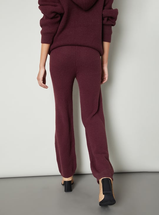 Women Knit Wide Leg Trousers