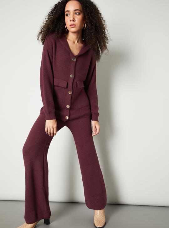 Women Knit Button Down Cardigan