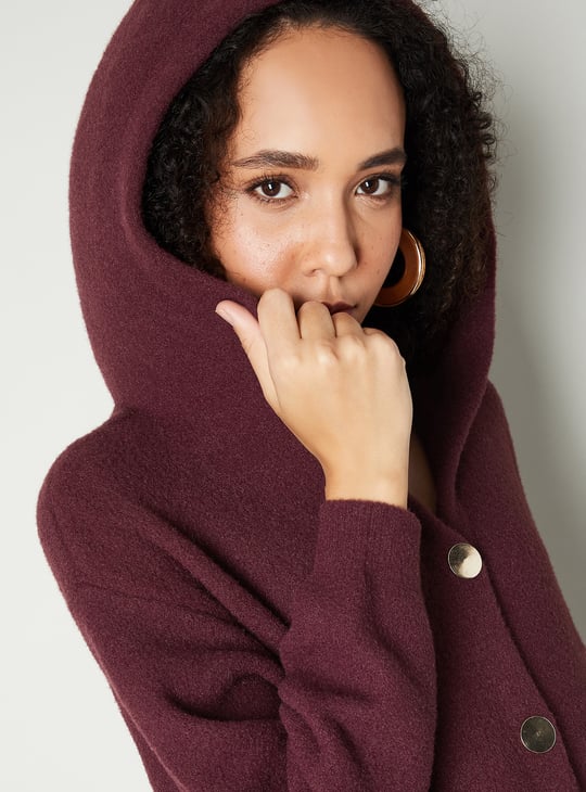 Women Knit Button Down Cardigan