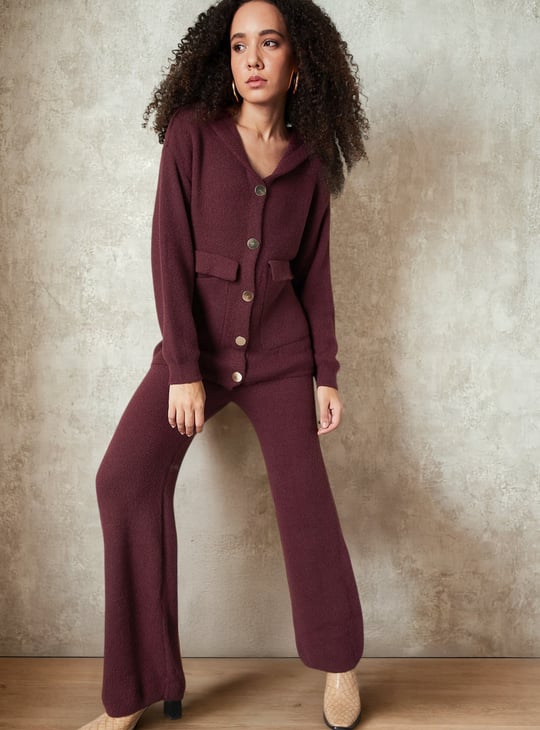 Women Knit Button Down Cardigan