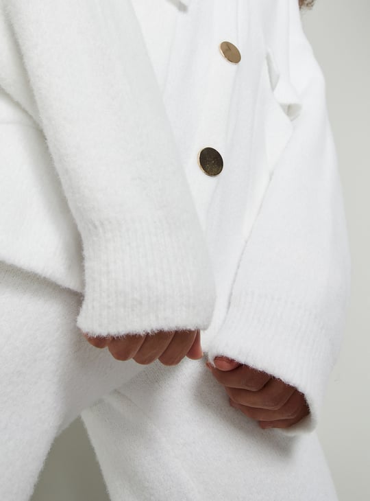 Women Knit Button Down Cardigan