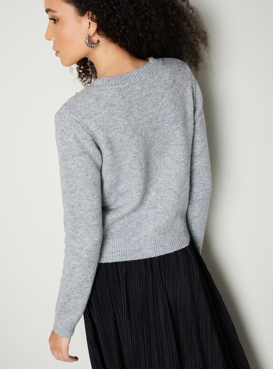 Women Embellished Cardigan