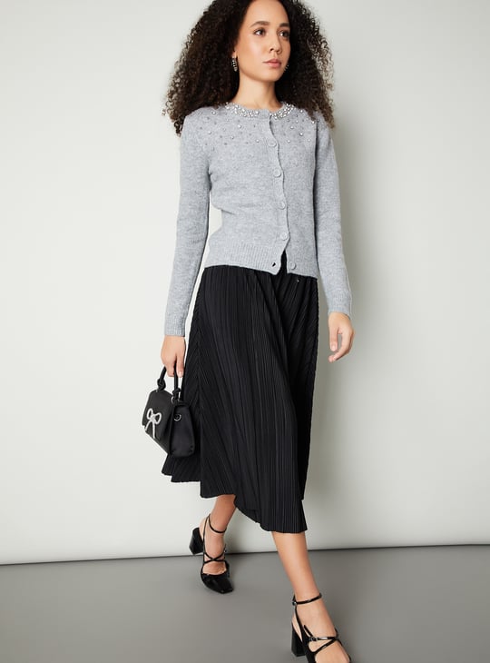 Women Embellished Cardigan