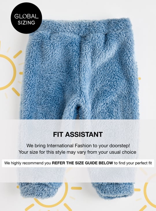 Boys Faux Fur Hooded Sleepwear Set