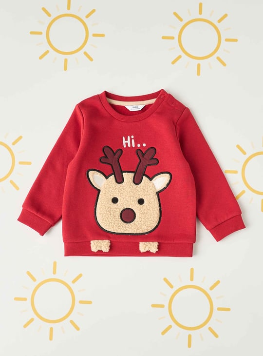 Boys Deer Applique Sleepwear Set