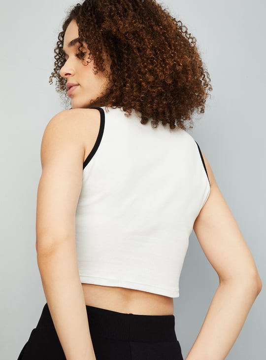 Women Printed Athleisure Tank Top