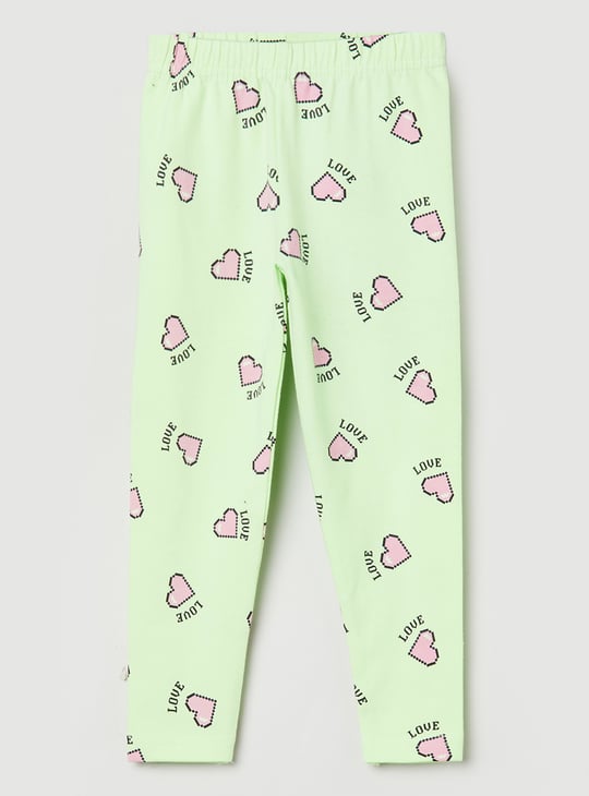 Girls Printed Leggings
