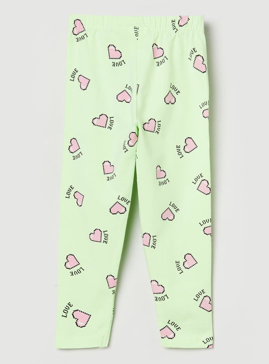Girls Printed Leggings