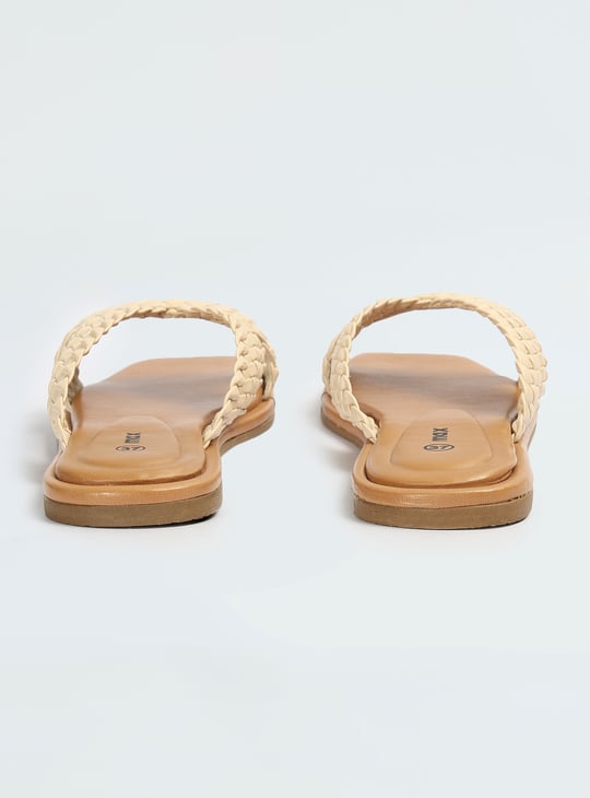 Women Braided Strap Flats