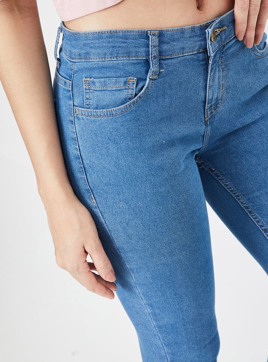 Women Washed Skinny Fit Jeans