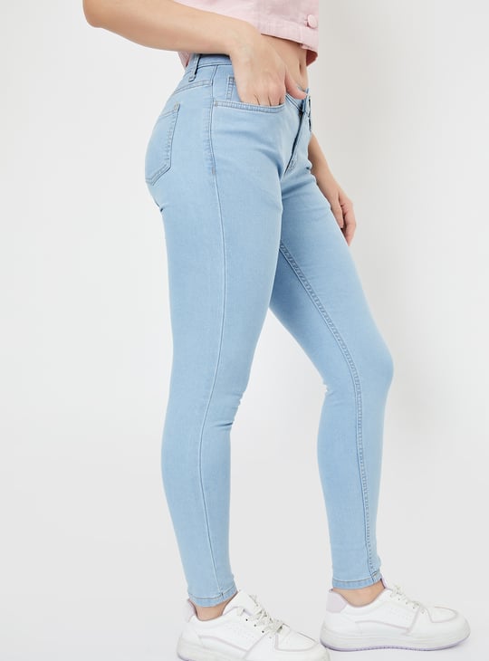 Women Washed Skinny Fit Jeans