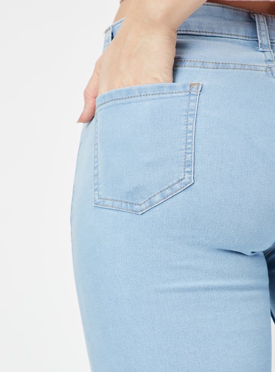 Women Washed Skinny Fit Jeans