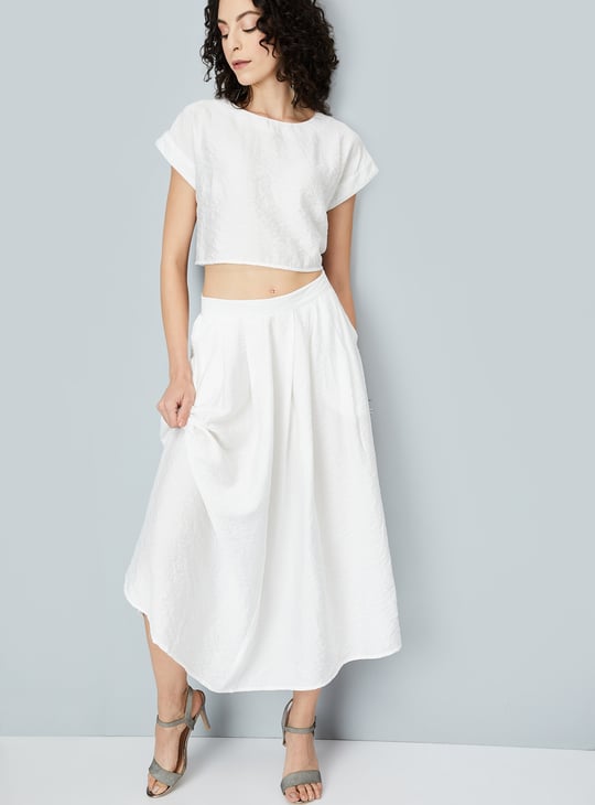 Women Solid Crop Top