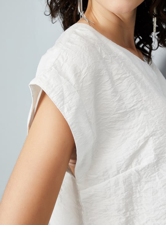 Women Solid Crop Top