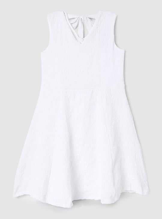 Girls Jacquard A-line Dress
