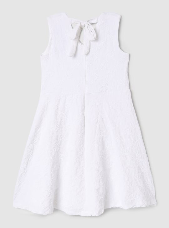 Girls Jacquard A-line Dress