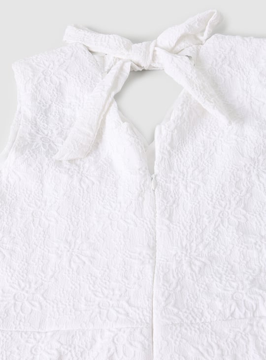 Girls Jacquard A-line Dress