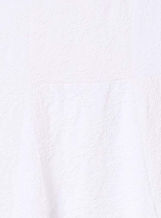 Girls Jacquard A-line Dress