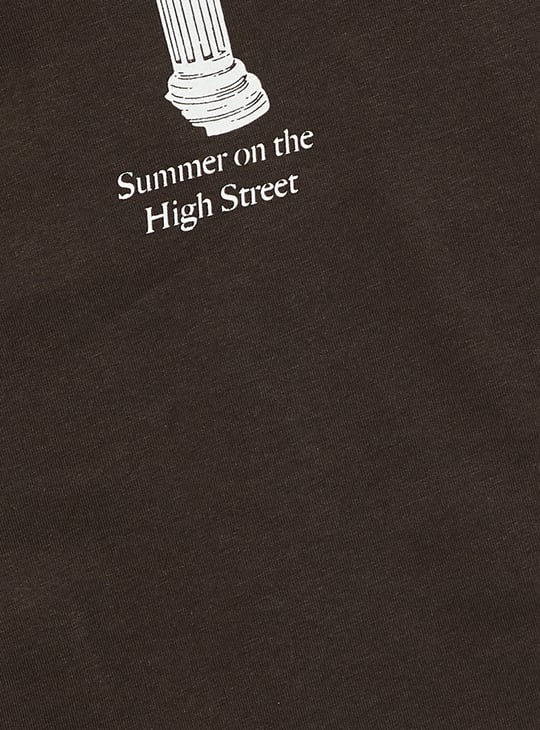 URB_N Men Oversized Back Printed T-shirt