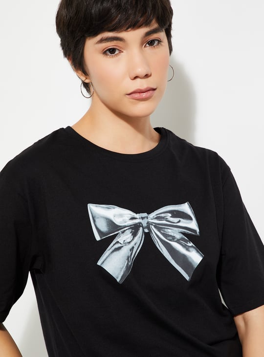 URB_N Women Oversized Printed T-shirt
