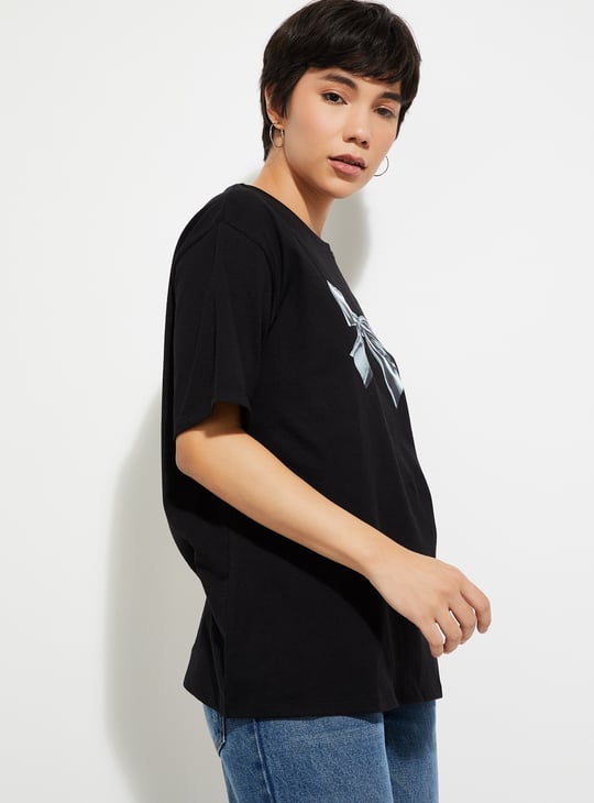 URB_N Women Oversized Printed T-shirt
