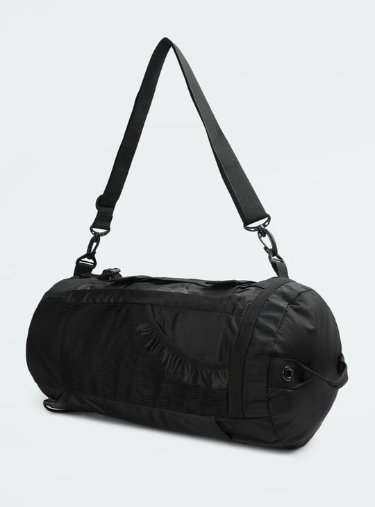 Men Solid Gym Bag | Black | Solid