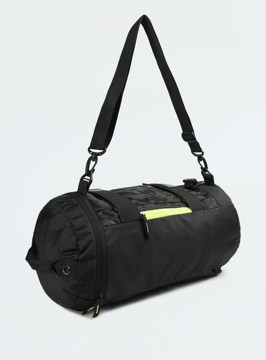 Men Solid Gym Bag