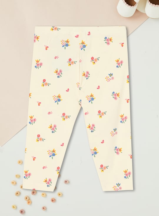 Girls Printed Full-Length Leggings