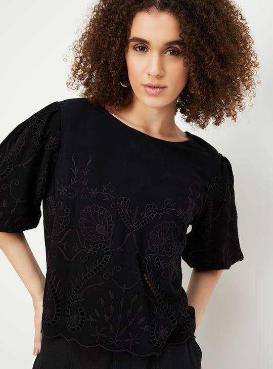 Kalki x Max Women Schiffli Top