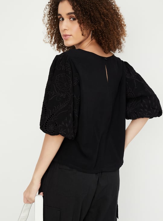 Kalki x Max Women Schiffli Top