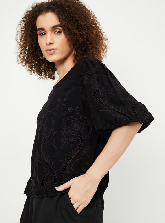 Kalki x Max Women Schiffli Top